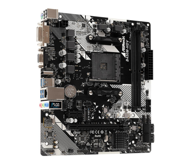 ASRock Outlet B450M-HDV R4.0 - 1562429 - zdjęcie 2